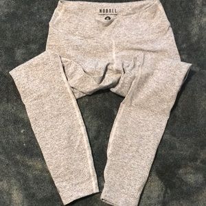 Nobull midrise heather grey leggings